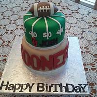 OU Sooners Birthday Cake