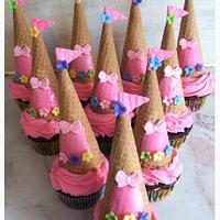 Princess Castle Cupcakes