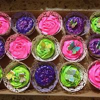 Butterfly Cupcakes for a Fancy Nancy Birthday