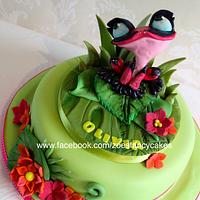 Gabi the frog - Rio 2 cake