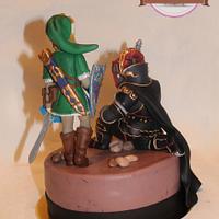 Cake fondant from The Legend of Zelda -Tarta fondant de The Legend of Zelda