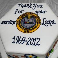 Lana's Retirement Cake