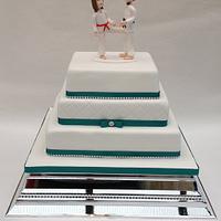 Karate Wedding Cake