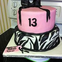 Pink & Zebra 13th Birthday!