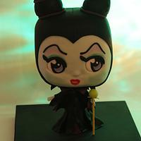 Maleficent Chibi Cake - Cuties Disney Villain/Halloween Collab