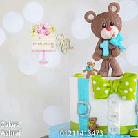 1st birthday Teddy Bear Cake 