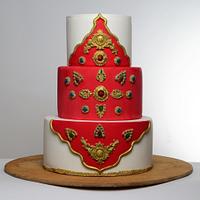 Indian wedding cake!!