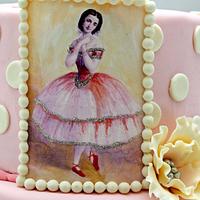 Vintage Ballet Cake