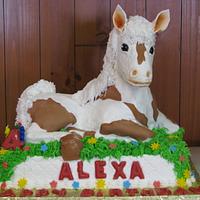 Horse Birthday Cake