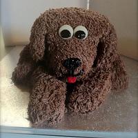 3D Dog Cake