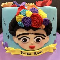 Frida Kahlo Birthday Cake