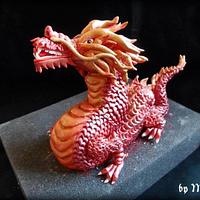 Red Dragon Cake