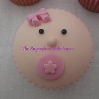 Baby Girl Baby Shower Cupcakes