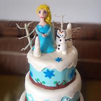 My first Frozen Cake