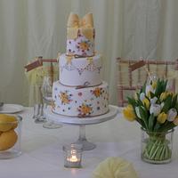 Cath Kidston Inspired Country Fete Wedding Cake