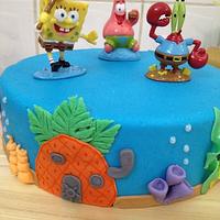 Spongbob cake 