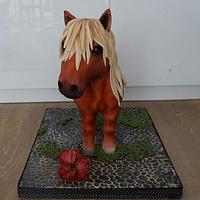 3D Pony cake