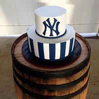 Yankees Groom's Cake