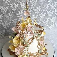  Flowery cake