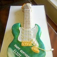 Guitar Birthday Cake