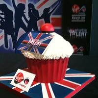 Britains Got Talent Giant Cupcake