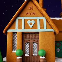 Spring Cottage Gingerbread House