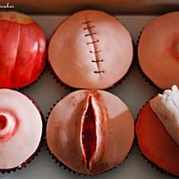 body parts cupcakes
