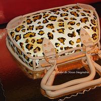 Leopard Handpainted Handbag Cake