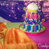Candy Land themed Quincenera 