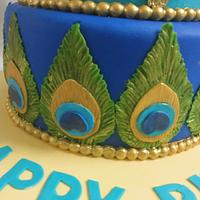 Baby Krishna cake