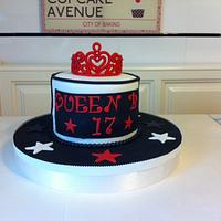 Black and Red Princess cake