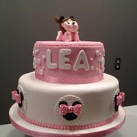 Mouse Little Girl Cake