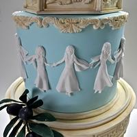 Greek Themed Birthday Cake