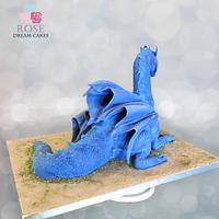 3D Dragon Cake (Saphira from Eragon)
