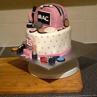 mac makeup cake