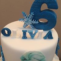 Frozen 2 Tier Cake
