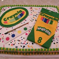 Crayola Congratulations Cake