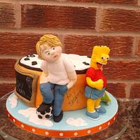 Bart Simpson Birthday cake