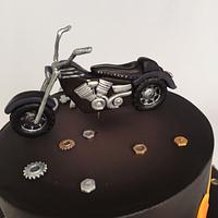 Harley Davidson birthday cake