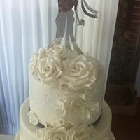 White Wedding Cake 