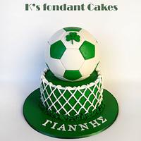 Soccer Themed Cake