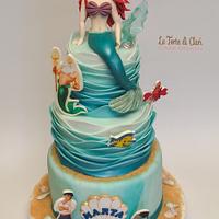 Little mermaid cake