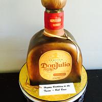 Tequila bottle cake