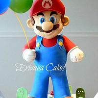 Gravity Defying - 3d Super Mario Cake