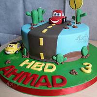 Maqueen cars movie cake