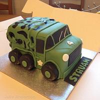 Army Truck cake