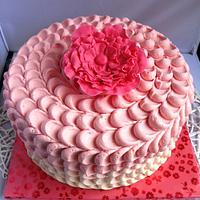 Pink Buttercream Cake