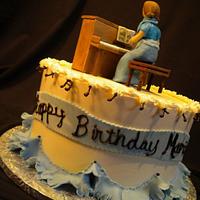 Piano Birthday cake
