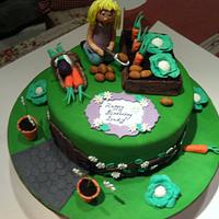 gardening cake
