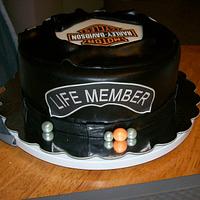Harley Davidson Leather Jacket cake